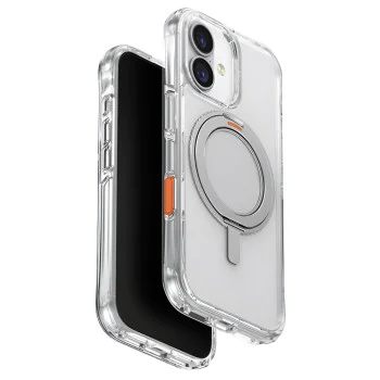 Калъф за iPhone 17 - Swivix 360° Kickstand - UNIQ - Сребрист