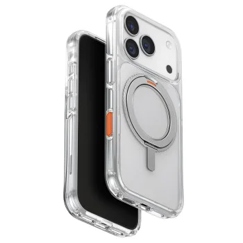 Калъф за iPhone 17 Pro Max - Swivix 360° Kickstand - UNIQ - Сребрист