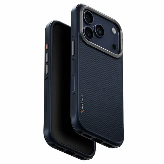 Калъф за iPhone 17 Pro - Keva Aramid - UNIQ - Син