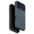 Калъф за iPhone 17 Pro Max - Lyden Leatherette Case - UNIQ - Син