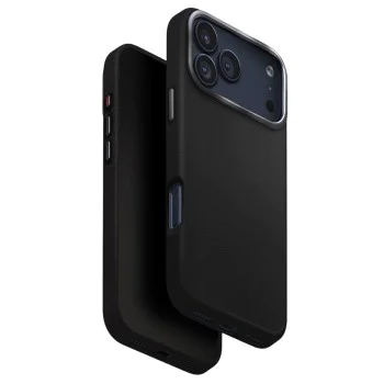 Калъф за iPhone 17 Pro - Lyden Leatherette Case - UNIQ - Черен