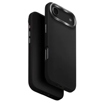 Калъф за iPhone 17 Air - Lyden Leatherette Case - UNIQ - Черен