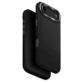 Калъф за iPhone 17 Air - Lyden Leatherette Case - UNIQ - Черен