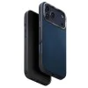 Калъф за iPhone 17 Pro - Lyden Leatherette Case - UNIQ - Син / Черен
