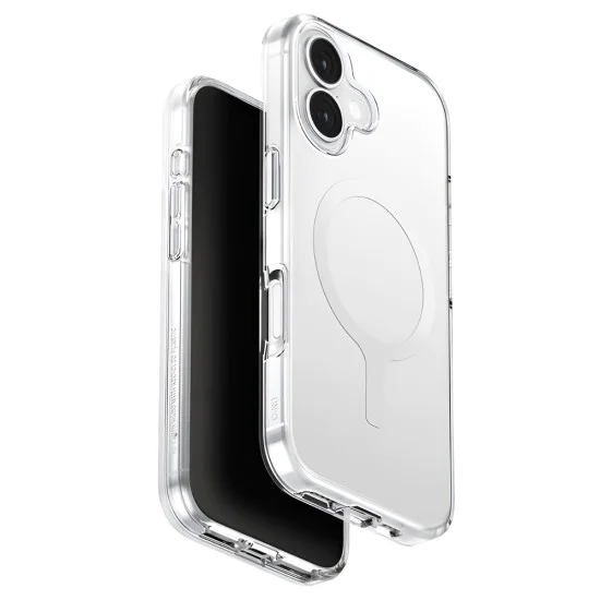 Калъф за iPhone 17 - Clario MagClick™ - UNIQ - Прозрачен