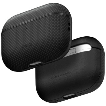 Калъф за AirPods Pro 3 - Keva Prime Series - UNIQ - Черен