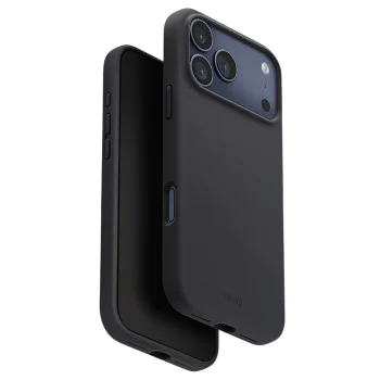 Калъф за iPhone 17 Pro Max - Lino MagClick™ - UNIQ - Charcoal Black