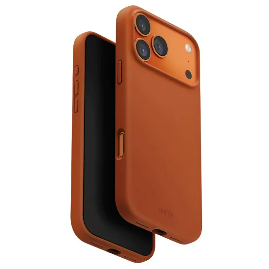 Калъф за iPhone 17 Pro - Lino MagClick™ - UNIQ - Burnt Sienna