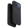 Калъф за iPhone 17 Pro - Lino MagClick™ - UNIQ - Charcoal Black