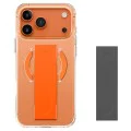 Калъф за iPhone 17 Pro - Heldro Air MagClick - UNIQ - Прозрачен / Оранжев