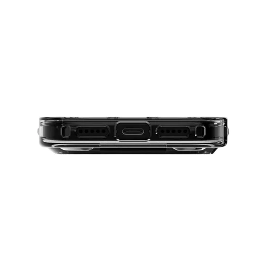 Калъф за iPhone 17 Pro Max - Heldro Air MagClick - UNIQ - Черен / Сив