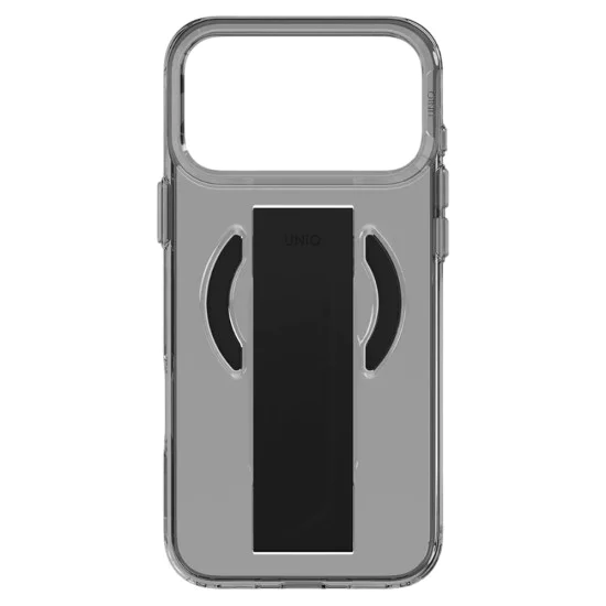 Калъф за iPhone 17 Pro - Heldro Air MagClick - UNIQ - Черен / Сив