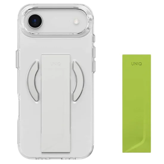 Калъф за iPhone 17 Pro - Heldro Air MagClick - UNIQ - Прозрачен / Сив