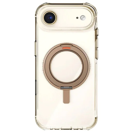 Калъф за iPhone 17 Air - Swivix 360° Kickstand - UNIQ - Златист