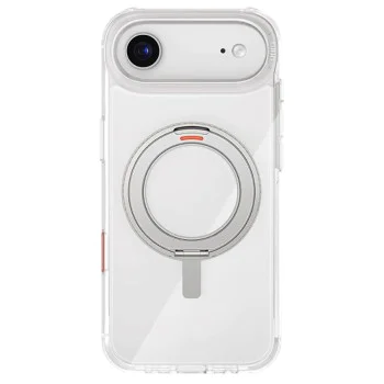 Калъф за iPhone 17 Air - Swivix 360° Kickstand - UNIQ - Сребрист