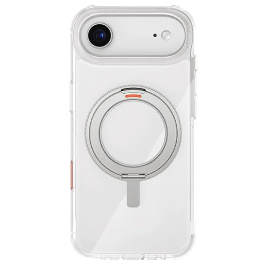 Калъф за iPhone 17 Air - Swivix 360° Kickstand - UNIQ - Сребрист