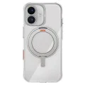 Калъф за iPhone 17 - Swivix 360° Kickstand - UNIQ - Сребрист