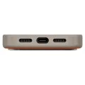 Калъф за iPhone 17 Pro - Lyden Leatherette Case - UNIQ - Оранжев / Бежов