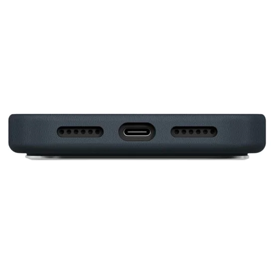 Калъф за iPhone 17 Pro - Lyden Leatherette Case - UNIQ - Син