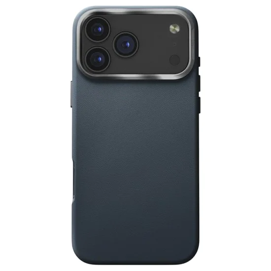 Калъф за iPhone 17 Pro - Lyden Leatherette Case - UNIQ - Син