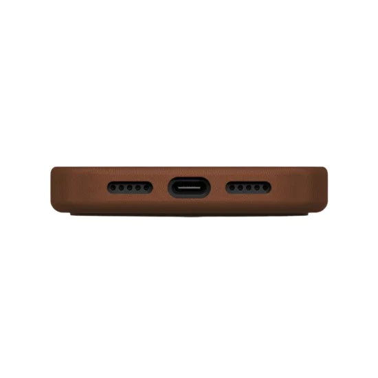 Калъф за iPhone 17 Pro - Lyden Leatherette Case - UNIQ - Кафяв