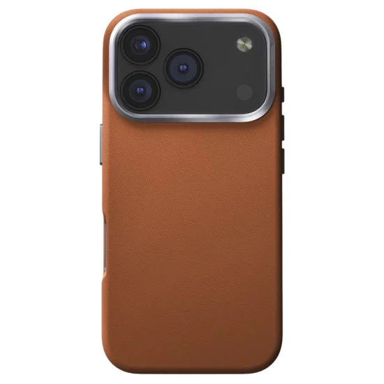 Калъф за iPhone 17 Pro - Lyden Leatherette Case - UNIQ - Кафяв