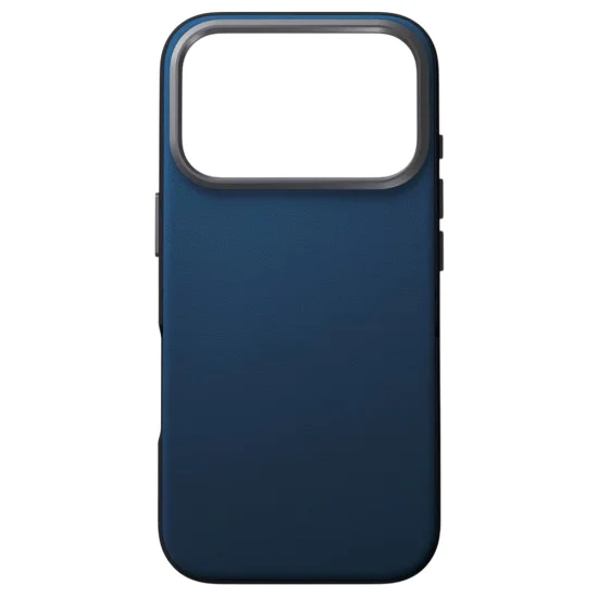 Калъф за iPhone 17 Pro - Lyden Leatherette Case - UNIQ - Син / Черен