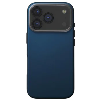 Калъф за iPhone 17 Pro - Lyden Leatherette Case - UNIQ - Син / Черен