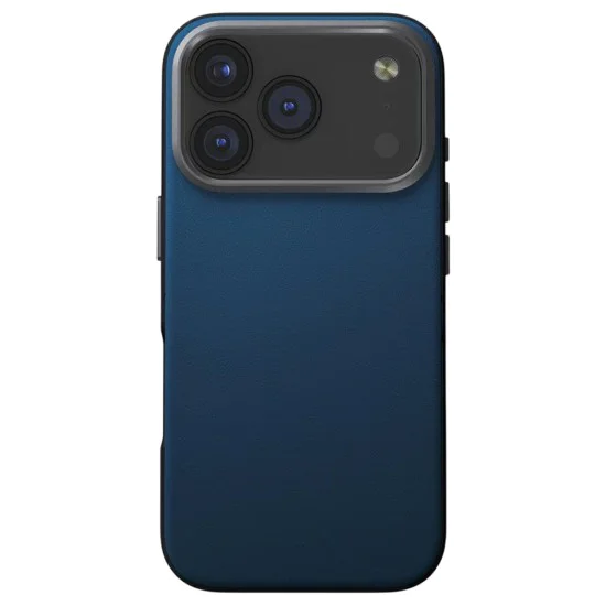 Калъф за iPhone 17 Pro - Lyden Leatherette Case - UNIQ - Син / Черен