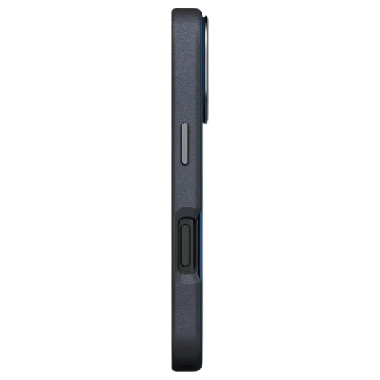 Калъф за iPhone 17 Pro - Lyden Leatherette Case - UNIQ - Син / Черен