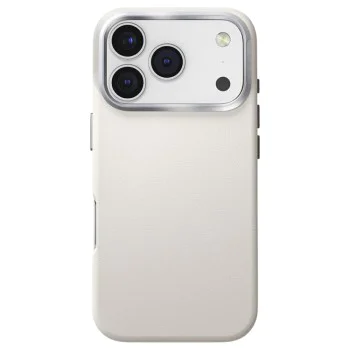 Калъф за iPhone 17 Pro Max - Lyden Leatherette Case - UNIQ - Сив
