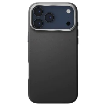 Калъф за iPhone 17 Pro Max - Lyden Leatherette Case - UNIQ - Черен
