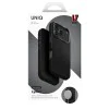 Калъф за iPhone 17 Pro - Lyden Leatherette Case - UNIQ - Черен
