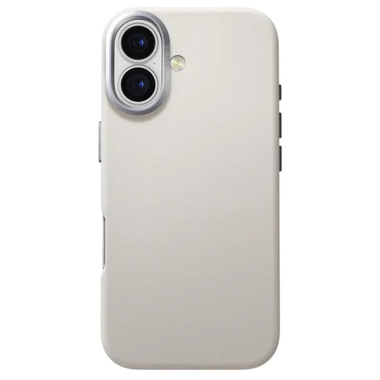 Калъф за iPhone 17 - Lyden Leatherette Case - UNIQ - Сив