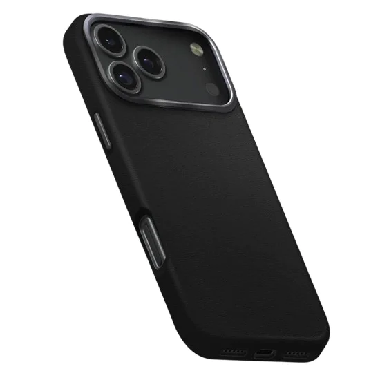 Калъф за iPhone 17 Air - Lyden Leatherette Case - UNIQ - Черен