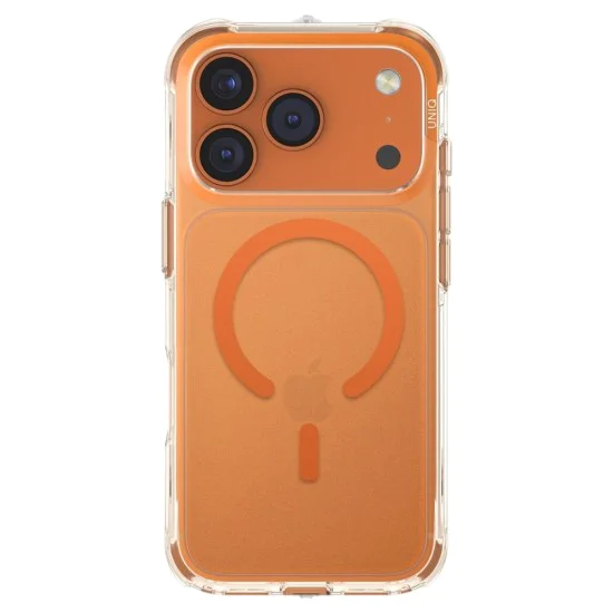Калъф за iPhone 17 Pro - LifePro Xtreme MagClick - UNIQ - Оранжев