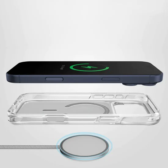 Калъф за iPhone 17 Pro - LifePro Xtreme MagClick - UNIQ - Прозрачен