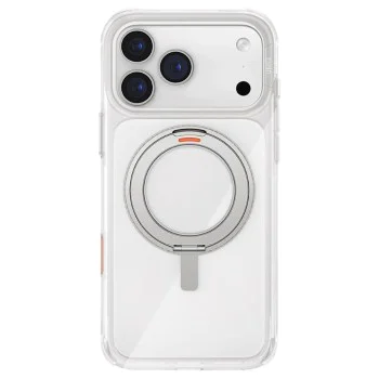 Калъф за iPhone 17 Pro Max - Swivix 360° Kickstand - UNIQ - Сребрист
