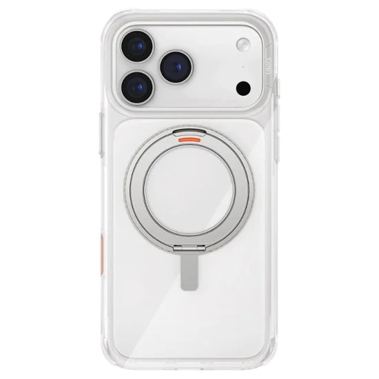 Калъф за iPhone 17 Pro Max - Swivix 360° Kickstand - UNIQ - Сребрист
