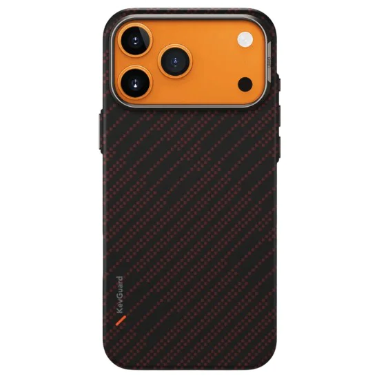 Калъф за iPhone 17 Pro Max - Keva Aramid - UNIQ - Silent Lava