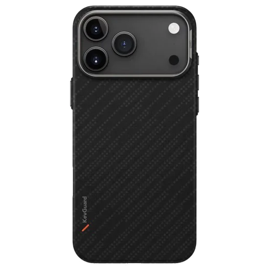 Калъф за iPhone 17 Pro Max - Keva Aramid - UNIQ - Graphite Trace
