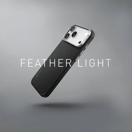 Калъф за iPhone 17 Pro Max - Keva Aramid - UNIQ - Graphite Trace