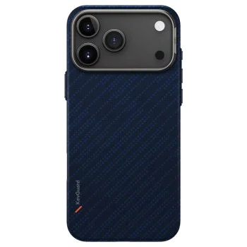 Калъф за iPhone 17 Pro - Keva Aramid - UNIQ - Син