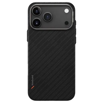 Калъф за iPhone 17 Pro - Keva Aramid - UNIQ - Graphite Trace
