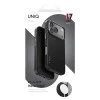 Калъф за iPhone 17 Pro - Keva Aramid - UNIQ - Graphite Trace