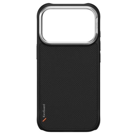Калъф за iPhone 17 Pro Max - Keva Aramid - UNIQ - Черен