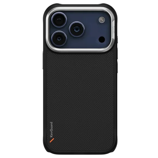 Калъф за iPhone 17 Pro - Keva Aramid - UNIQ - Черен