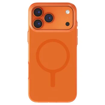 Калъф за iPhone 17 Pro - Clario MagClick™ - UNIQ - Оранжев