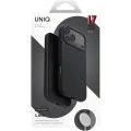 Калъф за iPhone 17 - Lino MagClick™ - UNIQ - Charcoal Black