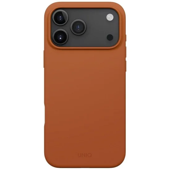 Калъф за iPhone 17 Pro - Lino MagClick™ - UNIQ - Burnt Sienna